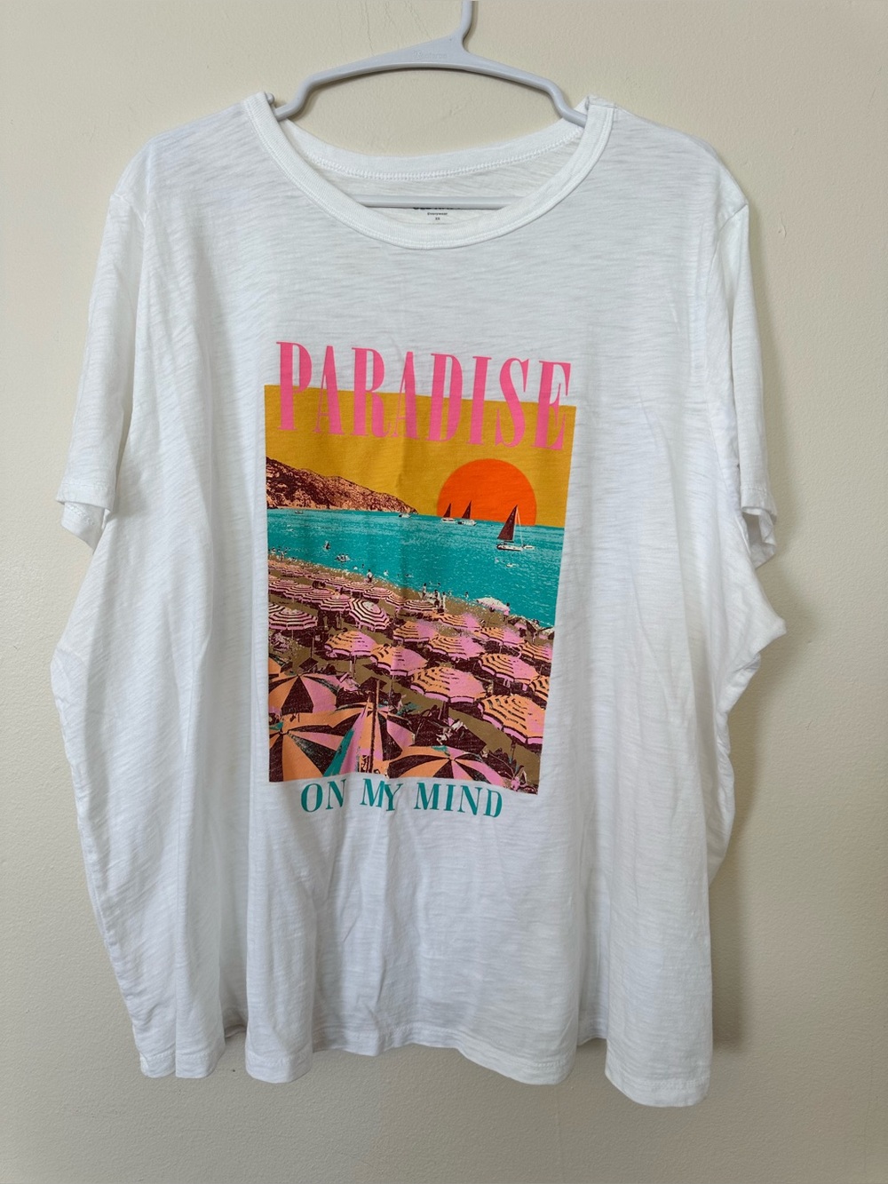 Old Navy Paradise On My Mind Graphic Tee — 3X